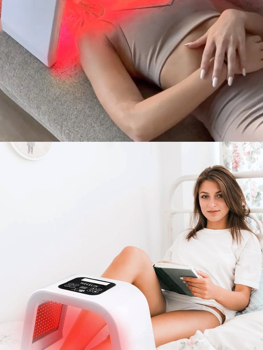 LED Light Therapy Machine - White with Red Light - Picture 4 of 7